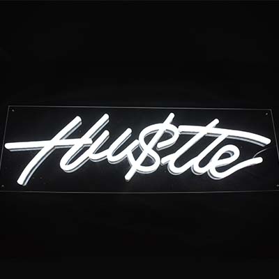 Hustle Neon Sign