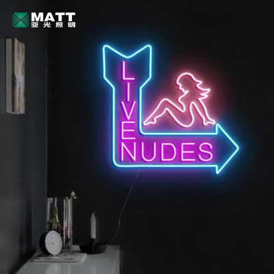 live nudes neon sign